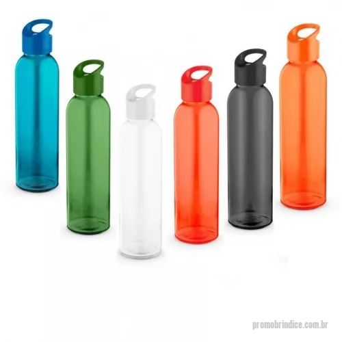Squeeze personalizado - Squeeze em vidro com tampa em PP. Capacidade até 500ml. Disponível em diversas cores. Food grade. Fornecido em caixa branca. Ø60 x 245 mm