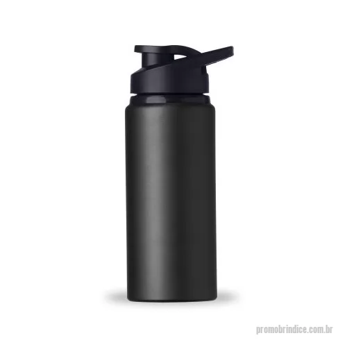 Squeeze personalizado - Squeeze alumínio de 650ml com pintura fosca. Squeeze com tampa plástica rosqueável, alça e tampa protetora para o bocal.  Altura: 21,1 cm Largura: 8,8 cm Medidas aproximadas para gravação: (CxL): 14,4 cm x 7 cm