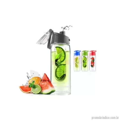 Squeeze personalizado - Squeeze Garrafa Dágua c/ Infusão 740 Ml