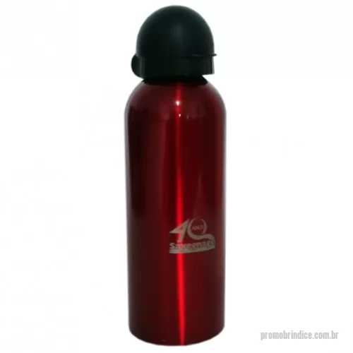 Squeeze personalizado - Squeeze de Aluminio 500ml - cor metalizada