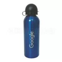 Squeeze de alumínio, capacidade para 500 ml. Disponível em várias cores. Gravação da logomarca a laser já inclusa.  Tamanho: 21,3 cm X 6,5 cm. Peso: 138 g.