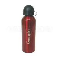 Squeeze de alumínio, capacidade para 500 ml. Disponível em várias cores. Gravação da logomarca a laser já inclusa.  Tamanho: 21,3 cm X 6,5 cm. Peso: 138 g.