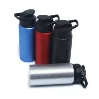 Squeeze de Alumínio Personalizado, Peso 113 gramas, Dimensões 21,0 cm x 23,1 cm, Cor VERMELHO, PRATA, AZUL, PRETO E VERDE, Materia Prima ALUMINIO, Capacidade 600 ML