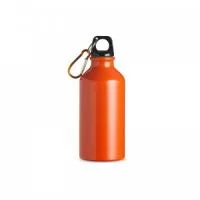 Squeeze de alumínio com capacidade de 420ml com tampa plástica rosqueável. Acompanha mosquetão.