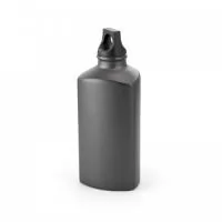 Squeeze em alumínio com formato triangular e tampa em PP. Capacidade até 570 mL.