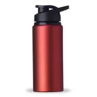 Squeeze alumínio de 600ml com pintura fosca. Squeeze com tampa plástica rosqueável, alça e tampa protetora para o bocal.  Altura :  21,1 cm  Largura :  8,8 cm  Circunferência :  22,6 cm  Medidas aproximadas para gravação (CxL):  14,4 cm x 7 cm  Peso aproximado (g):  113