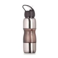 Squeeze de Alumínio 600ml – Prático, Leve e Estiloso  Ideal para o dia a dia, treinos ou atividades ao ar livre, este squeeze de alumínio de 600ml combina leveza, resistência e praticidade. Possui tampa rosqueável com bico retrátil e canudo interno, além de alça plástica que facilita o transporte. Detalhes plásticos coloridos dão um toque moderno ao visual.  Especificações:  Capacidade: 600ml  Tamanho total aproximado: 25 cm x 7 cm x 21,8 cm  Área para gravação: 4 cm x 6 cm  Peso aproximado: 150 g