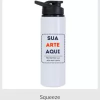 Squeeze Premium, Termico com 500ml de capacidade, mantem temperatura quente e fria, personalização em até 4 cores com alta definição.