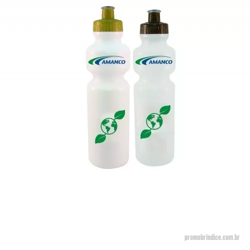 Squeeze plástico personalizado - Squeezes plásticos 750ml personalizados. Squeezes com corpo em polietileno atóxico flexível, válvula em PVC atóxico e tampa em 50% de polipropileno e 50% de fibra de coco ou madeira.