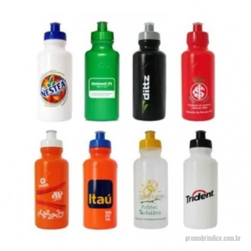 Squeeze plástico personalizado - Squeeze de Plástico 500 ml ou 300 ml. Personalizado em Silk 1 cor