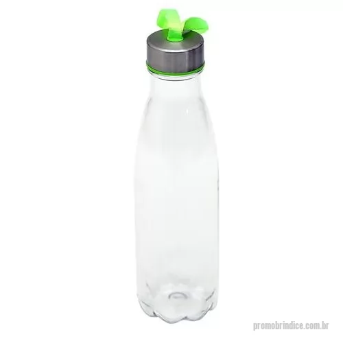 Squeeze plástico personalizado - SQUEEZE PET 500 ML COM TAMPA METÁLICA