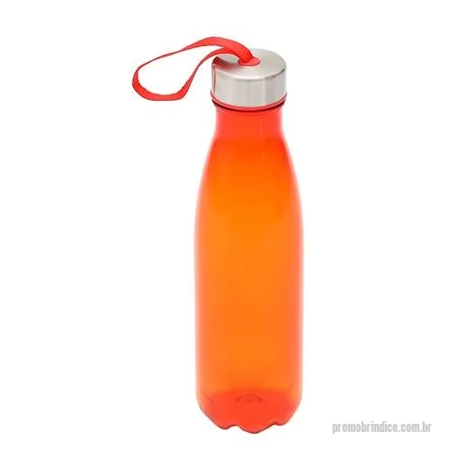 Squeeze plástico personalizado - SQUEEZE PET 500 ML COM TAMPA METÁLICA