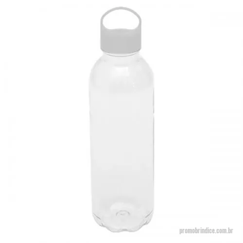 Squeeze plástico personalizado - SQUEEZE PET 600 ML COM TAMPA PEGADOR