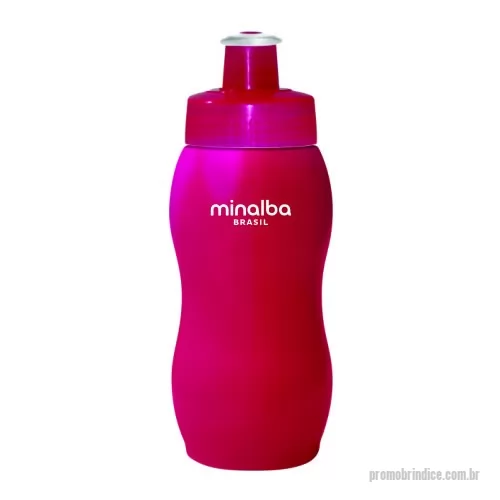 Squeeze plástico personalizado - Squeeze WAVE em PE resistente e flexível, 250 mL. Bico em PVC Cristal que permite a vedação impecável. Tamanho portátil, ideal para corridas, maratonas, mulheres e crianças.