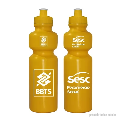 Squeeze plástico personalizado - Squeeze 750mL de PE resistente e flexível, tampa rosqueável em PP e bico em PVC cristal. Acabamento e vedação impecável. Capacidade de 750 mL, ideal para atividades esportivas, bicicleta, corridas.