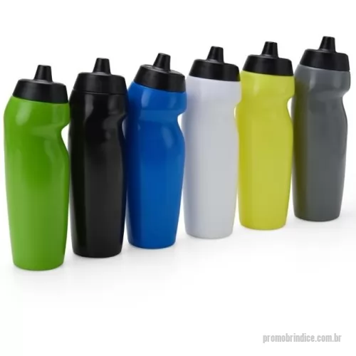 Squeeze plástico personalizado - Squeeze de plástico 640 ml livre de BPA, com design ergonômico, contém tampa rosqueável e bico de válvula à prova de vazamentos, garantindo segurança contra derramamentos durante os movimentos. Para liberar o líquido, basta apertar o squeeze, permitindo que o líquido seja liberado e fechado automaticamente.