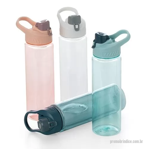 Squeeze plástico personalizado - Garrafa Squeeze Plástico com Alça para Transporte