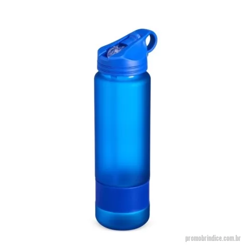 Squeeze plástico personalizado - Squeeze plástico com capacidade de 900ml com acabamento fosco e detalhe emborrachado na parte inferior. Possui tampa rosqueável com alça integrada e bico flip com tampa protetora. Acompanha canudo.  cores disponíveis: Azul, Branco, Laranja, Preto e Rosa Escuro.
