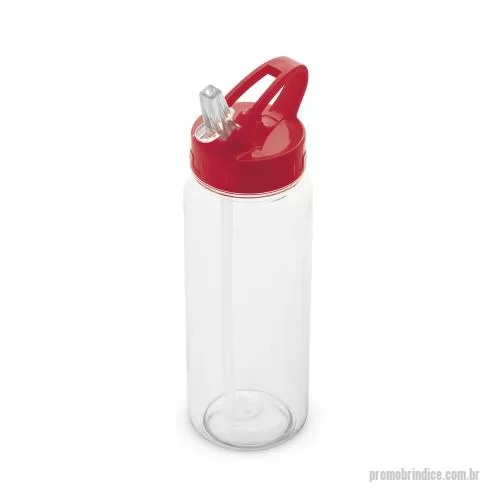Squeeze plástico personalizado - Squeeze em AS com tampa em PP 610 mL