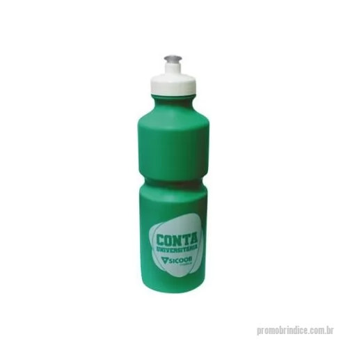 Squeeze plástico personalizado - Squeeze personalizado em formato de 750 ml e pescoço para facilitar a pegada é um brinde personalizado muito procurado por ciclistas.