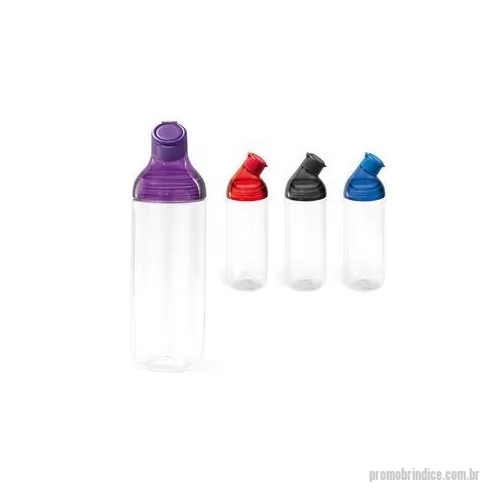 Squeeze plástico personalizado - Squeeze em Tritan™ e AS com capacidade até 900 mL e com argola para transporte.