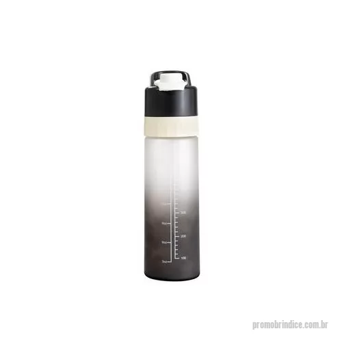 Squeeze plástico personalizado - Squeeze em plástico com borrifador e capacidade para até 650 ml. Possui marcação de volume, tampa rosqueável com trava de segurança para o bocal, alavanca de acionamento do borrifador e alça fixa para transporte. Altura : 26 cm Largura : 9,6 cm Circu