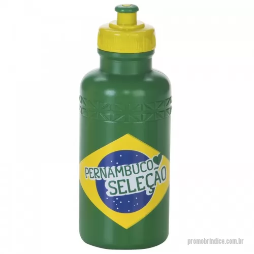 Squeeze plástico personalizado - Squeeze 500ml, material polietileno de baixa densidade, tampa de rosca e válvula de proteção interna, Tamanho: 19,5cm x 7cm, Com grau alimentício - atóxico