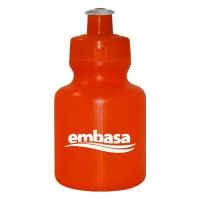 Squeeze de PE resistente e flexível, tampa rosqueável em PP e bico em PVC cristal. Acabamento e vedação impecável. Capacidade de 300 mL