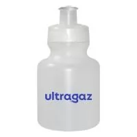 Squeeze de PE resistente e flexível, tampa rosqueável em PP e bico em PVC cristal. Acabamento e vedação impecável. Capacidade de 300 mL