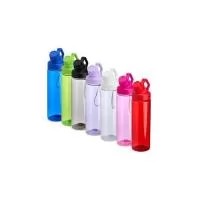 Squeeze de plástico com capacidade máxima de até 700 ml. Com tampa rosqueável e articulada, o squeeze acompanha uma alça de nylon para facilitar o transporte, tornando-a uma peça prática e indispensável para uma hidratação regular para o dia a dia. A