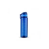 Squeeze feito em plástico AS livre de BPA, capacidade máxima e marcação de volume de até 700ml. Possui tampa rosqueável em polipropileno PP com bico flip em poliestireno PS , anel de vedação em silicone, canudo removível e alça fixa para transporte. 