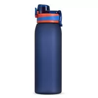 Squeeze plástico com capacidade de 900ml. Possui tampa rosqueável com tampa protetora para bocal, trava de segurança com botão de acionamento e alça para transporte. Pintura fosca.
