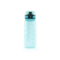 Um squeeze plástico versátil e seguro. Com capacidade máxima de 550ml, apresenta ranhuras texturizadas nas laterais que proporcionam uma pegada mais ergonômica durante o uso. Sua tampa rosqueável conta com uma proteção para o bocal, botão de acioname