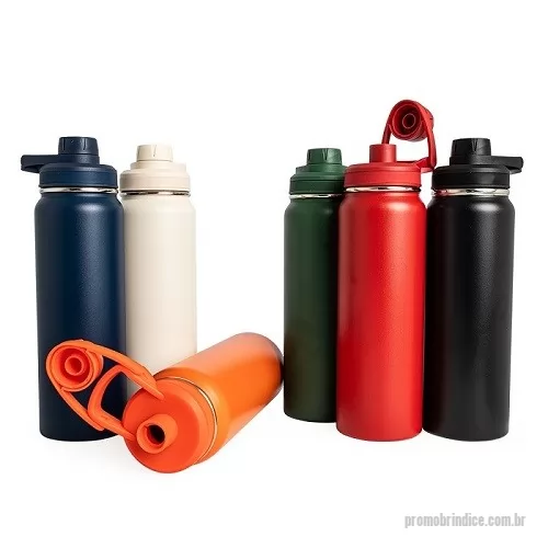 Squeeze térmico personalizado - Garrafa Squeeze Metal Térmico