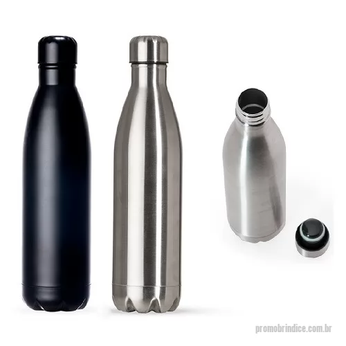 Squeeze térmico personalizado - Garrafa Squeeze Metal Térmico com Tampa com Vedação