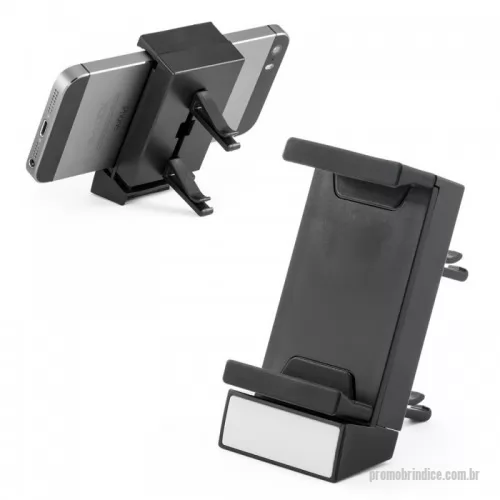 Suporte para celular personalizado - Porta celular para carro em ABS. 40 x 78 x 25 mm
