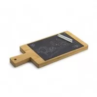 Tábua de Bambu com Ardósia Personalizada
