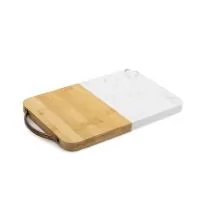 Tábua de Bambu com Mármore Personalizada