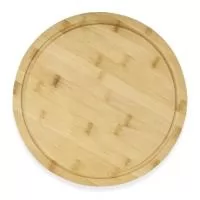  Tábua de bambu com canaleta.  Largura :  29,9 cm  Espessura :  1,0 cm  Comprimento :  29,9 cm  Medidas aproximadas para 