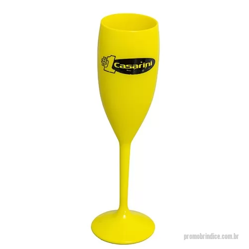 Taça de champanhe personalizada - TAÇA DE CHAMPANHE DE PLÁSTICO RESISTENTE. DIVERSAS CORES DISPONÍVEIS. IMPRESSÃO ATÉ 04 CORES
