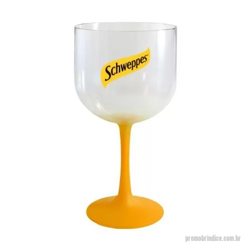 Taça de Gin personalizada - Taça GIN 600ml Plástico Premium (PS) Degradê Fosca BICOLOR  alta resistência, reforçada, acabamento impecável, cor degradê jateado na base e alta transparência.