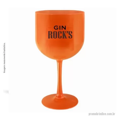 Taça de Gin personalizada - Taça GIN 600ml Plástico Premium (PS) atóxico, feita em plástico PS de alta resistência, reforçada, acabamento impecável e alta transparência.