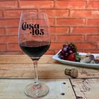 Taça de Vidro para Vinho modelo Barone, 385 ml.