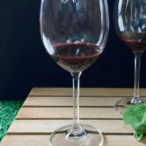 Taça de vinho personalizada - Taça em cristal para vinho 580 ml 