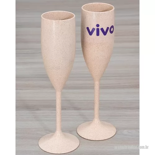 Taça personalizada - Taça Ecológica Personalizada, Capacidade 160 ml, Material Fibra de Arroz