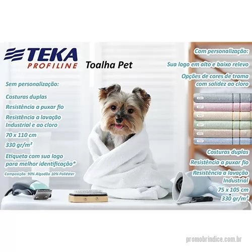 Toalha de banho personalizada - Toalha Felpuda para Pet, personalização em bordado ou jacquard alto/baixo relevo.