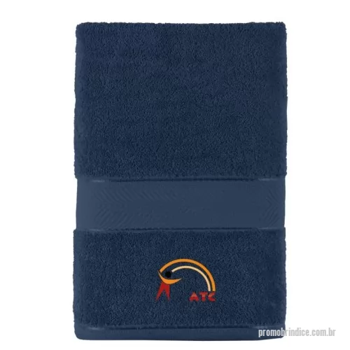 Toalha de banho personalizada - Toalha de Banho/Rosto 100% algodão, fio penteado, gramatura 520 gramas/m², personalização em bordado