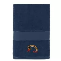 Toalha de Banho/Rosto 100% algodão, fio penteado, gramatura 520 gramas/m², personalização em bordado