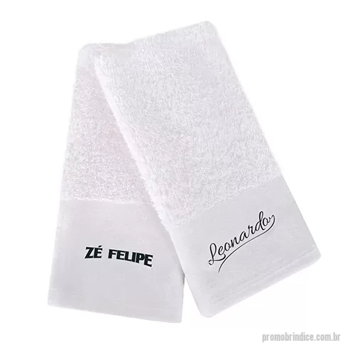 Toalha de mão personalizada - Toalha de Mão/Lavabo, personalização em bordado