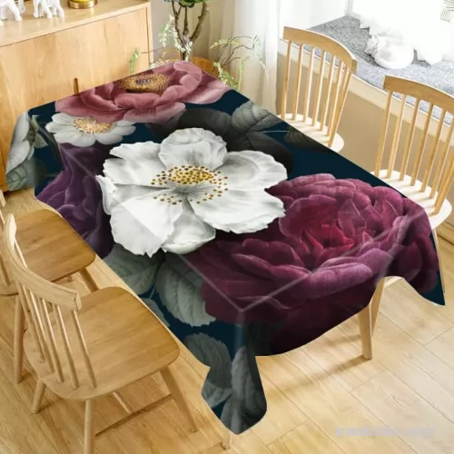 Toalha de mesa personalizada - Toalha de mesa confeccionada em oxford, com vários tamanhos, personalizada com sublimação.